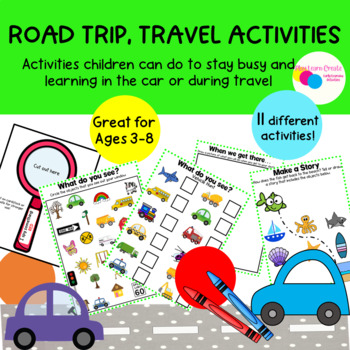 Travel and Car Games for Kids  Preschool, Kindergarten, Grade 1, 2
