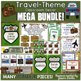 Travel theme Classroom Decor MEGA Bundle