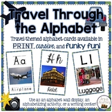 Travel-themed Alphabet Wall Cards
