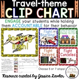 Travel-themed Behavior Management Clip Chart