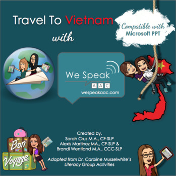 Preview of Travel to Vietnam: Travel Template for Social Groups & Literacy Skills (PPT)
