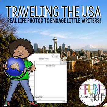 Preview of Traveling the USA: Real Life Photos to Engage Little Writers!