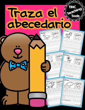 Preview of Traza el abecedario / Trace the Alphabet