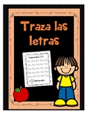 Trace the alphabet Spanish -Traza las letras del abecedario