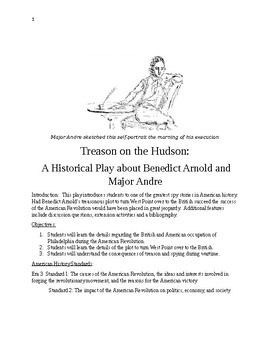 Preview of Treason On the Hudson: A Historical Play about Benedict Arnold and Major Andre
