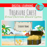 Treasure Chest Virtual Classroom Reward Chart | Editable O