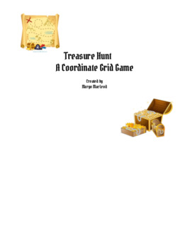 Preview of Treasure Hunt: A Coordinate Grid Game