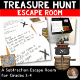 Treasure Hunt: Subtraction Escape Room for Grades 3-4