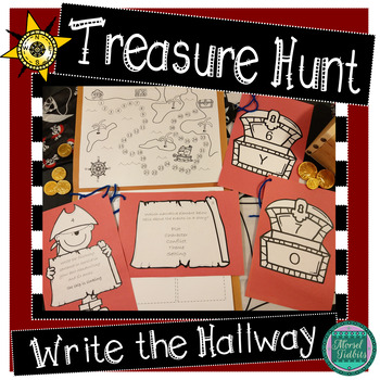 Preview of Treasure Hunt: Write the Hallway- General Subject Review