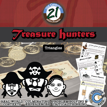 Preview of Treasure Hunters: Centers of Triangles - 21st Century Math Project