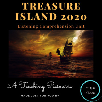 Preview of Treasure Island 2020 Podcast Episode 6 Teacher Slideshow Distance Learning