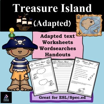 Preview of Treasure Island (Adapted) novel study and resources