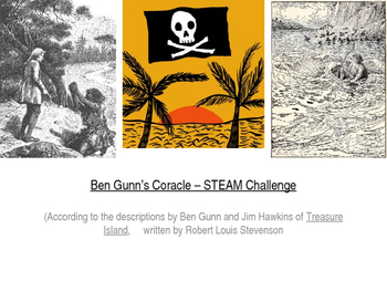 Preview of Treasure Island- Ben Gunn's Coracle STEAM STEM Project