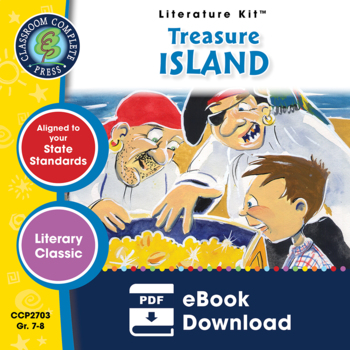 Preview of Treasure Island - Literature Kit Gr. 7-8