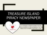 Treasure Island Piracy Newspaper