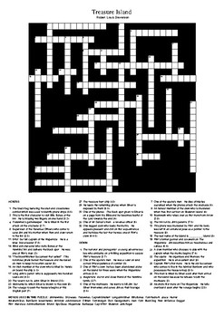 Treasure Island Review Crossword by M Walsh TPT