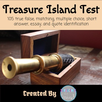 Preview of Treasure Island Test with Key