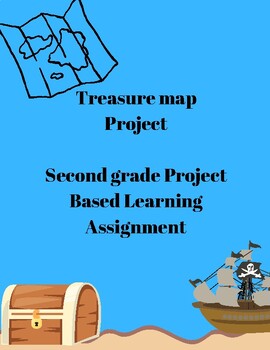 Preview of Treasure Map: Landform project based learning activity