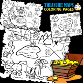 Treasure Maps Adventure Activity Coloring Pages