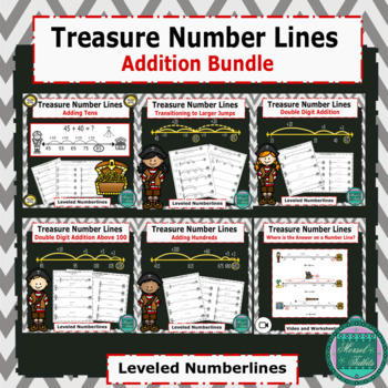 Preview of Treasure Number Lines Big Bundle