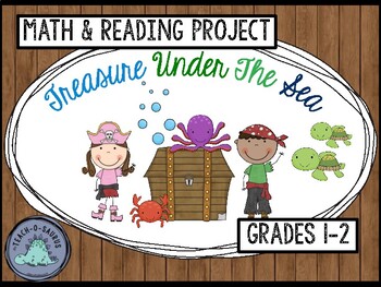 Preview of Treasure Under the Sea: Math/Reading Project