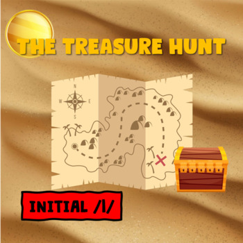 Treasure hunt - Let's work on initial /l/ by Marie-Helene's games for SLPs