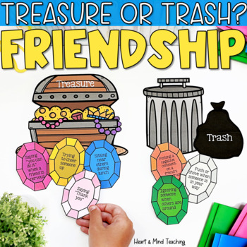 Preview of Treasure or Trash friendship activity