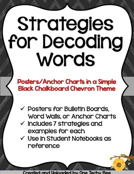 Preview of Decoding Strategies for Meanings of Unknown Words - Chalkboard Theme