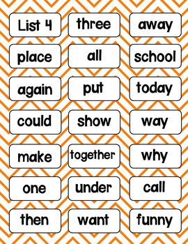 treasures kindergarten sight word list