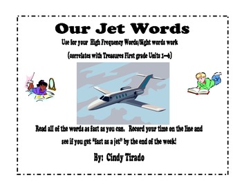 Preview of Treasures Sight Words for Units 1-6, Weeks 1-5, PDF version
