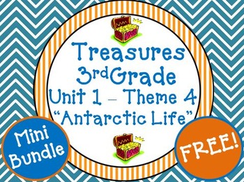 Preview of Treasures Reading 3rd Grade Unit 1 Printables FREE