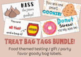 Treat Bag Tag Bundle | Set of 4 Food Theme Colorful Goody 