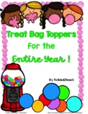 Treat Bag Toppers for the Entire Year