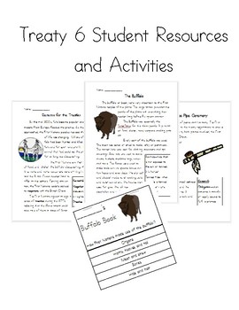 Preview of Treaty 6 Student Resources and Activities