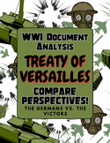 Treaty of Versailles DBQ | Historical Perspective | WWI | 