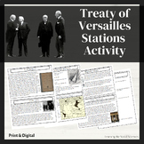 Treaty of Versailles Stations Activity: Print and Digital
