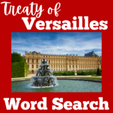 Treaty of Versailles | Worksheet Activity | France | World
