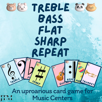 Preview of Treble-Bass-Flat-Sharp-Repeat: A Hilarious Card Game for Music Centers