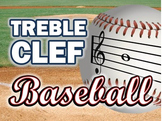Treble Clef Note Reading: Interactive Baseball PowerPoint Game