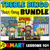Treble Clef Bingo Game BUNDLE: Note Name Bingo BUNDLE Music Games