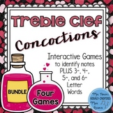 Treble Clef Concoctions Interactive Game {4-Game Bundle}