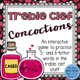 Treble Clef Concoctions Interactive Game {5- and 6-Letter 