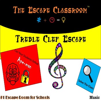 Preview of Treble Clef Escape Room | The Escape Classroom