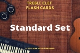 Treble Clef Flash Cards (Standard Set PDF)