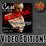 Treble Clef Game VIDEO "Case of the Missing Manuscript" Di