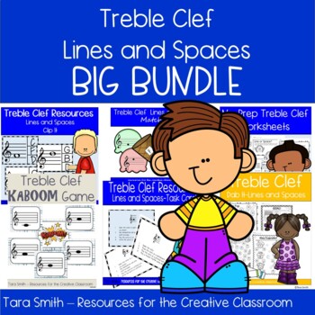 Preview of Treble Clef Lines and Spaces-BIG BUNDLE