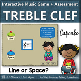 Treble Clef Elementary Music Game Activity & Assessment Li