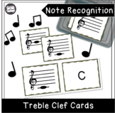 Treble Clef Music Note Name Game and Self-Correcting Flash