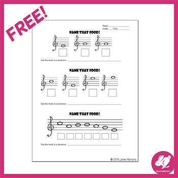 Preview of Treble Clef Music Note Puzzle