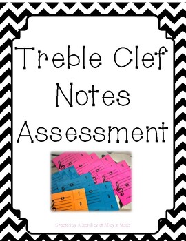 Preview of Treble Clef Note Clip-It